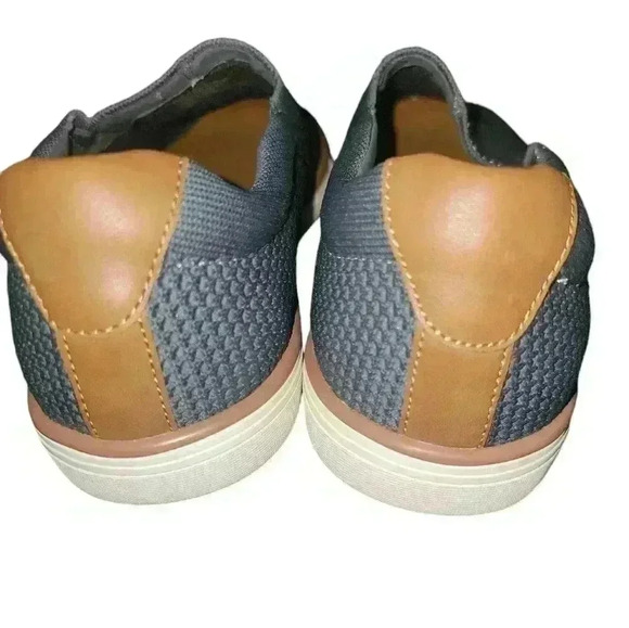 Sonoma  Dewitt Mens 7 Casual Slip On Shoes Knitted Grey W/ Ortholite Eco  Foam - Picture 2 of 8
